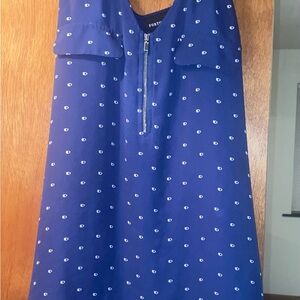 Forty Blue Polka Dot Women's Blouse
